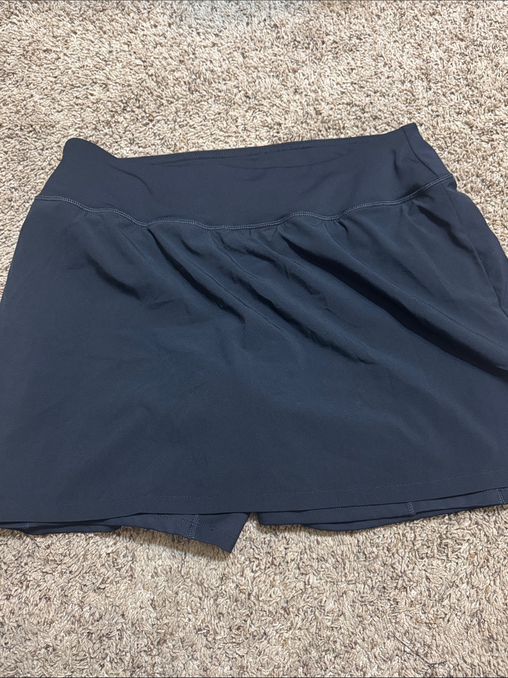 Sport-Tek Black Athletic Skort with Built-In Shorts
